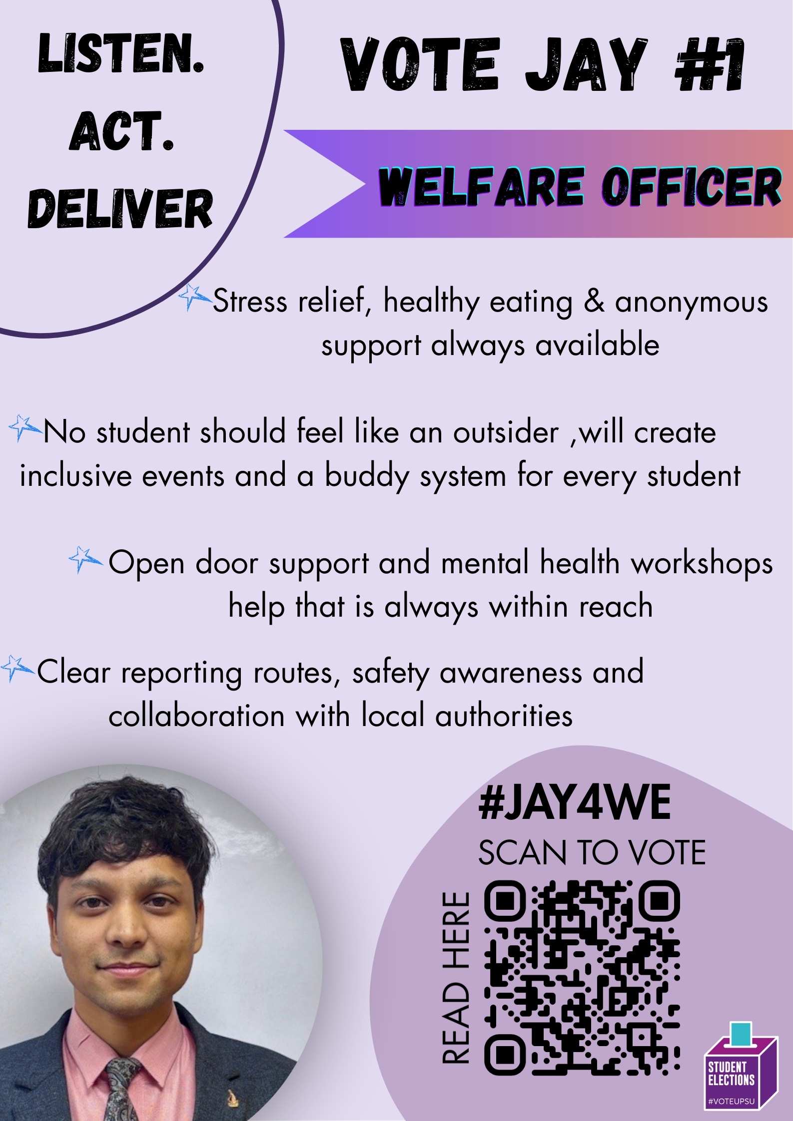Jay Sharma Campaign Poster