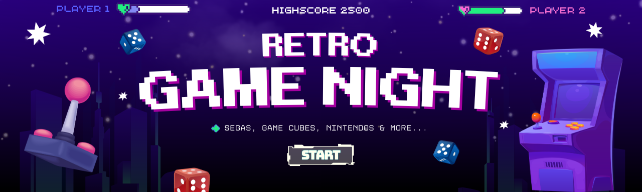 The image for the event named Retro Game Night