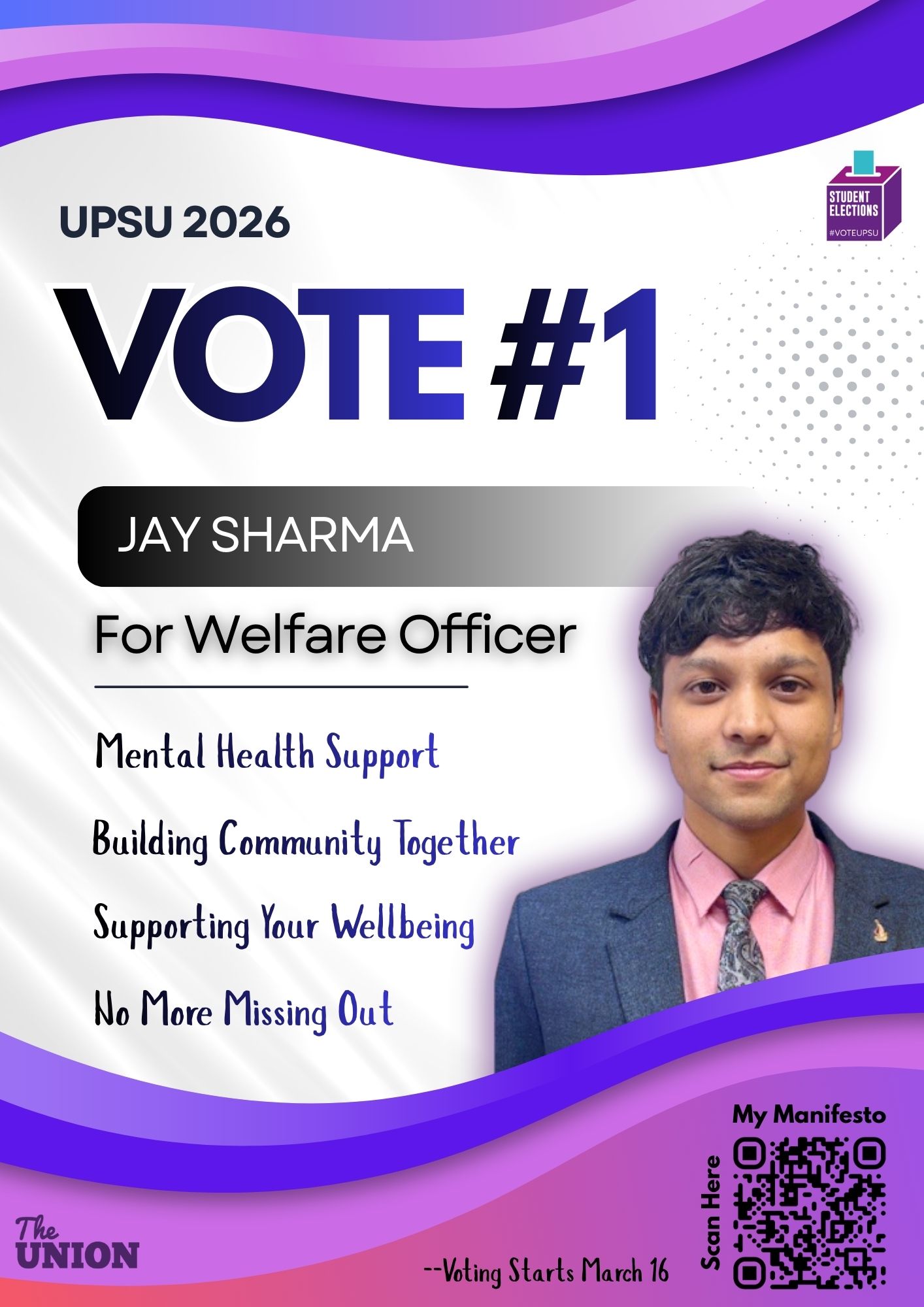 Jay Sharma Campaign Poster