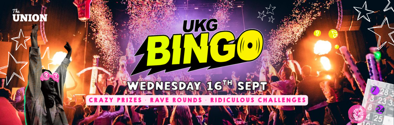 The image for the event named UKG Bingo!