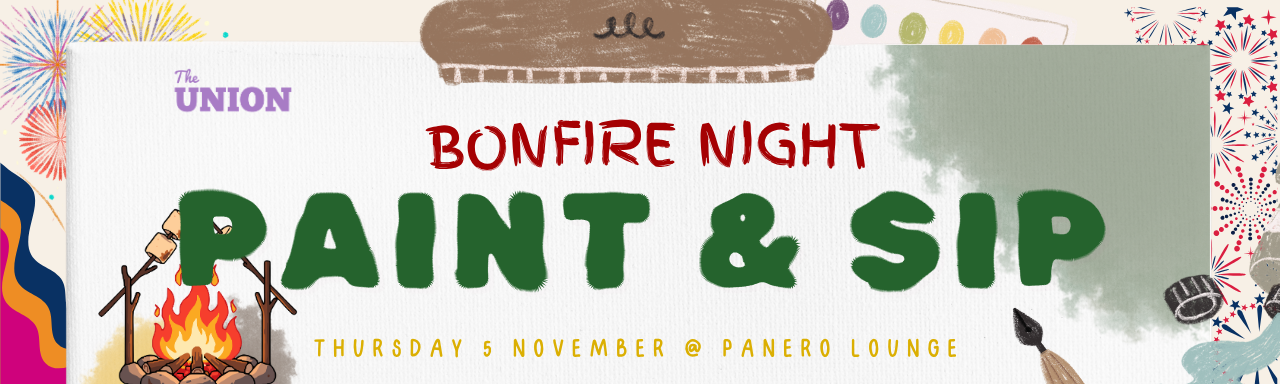 The image for the event named Bonfire Night: Paint & Sip