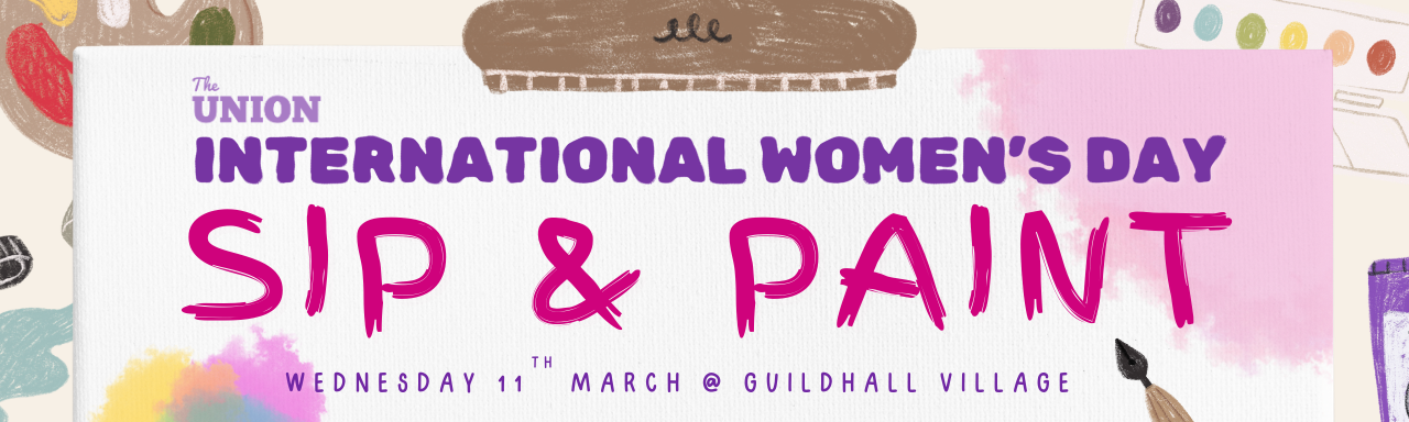 The image for the event named IWD: Sip & Paint
