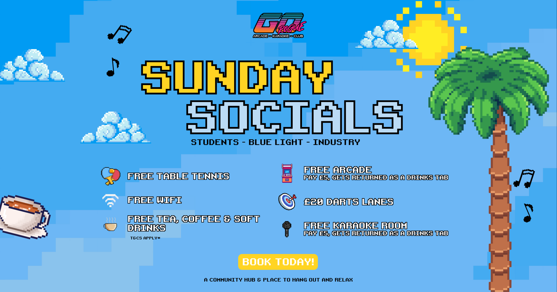 Image for the event called Go Rogue Sunday Socials