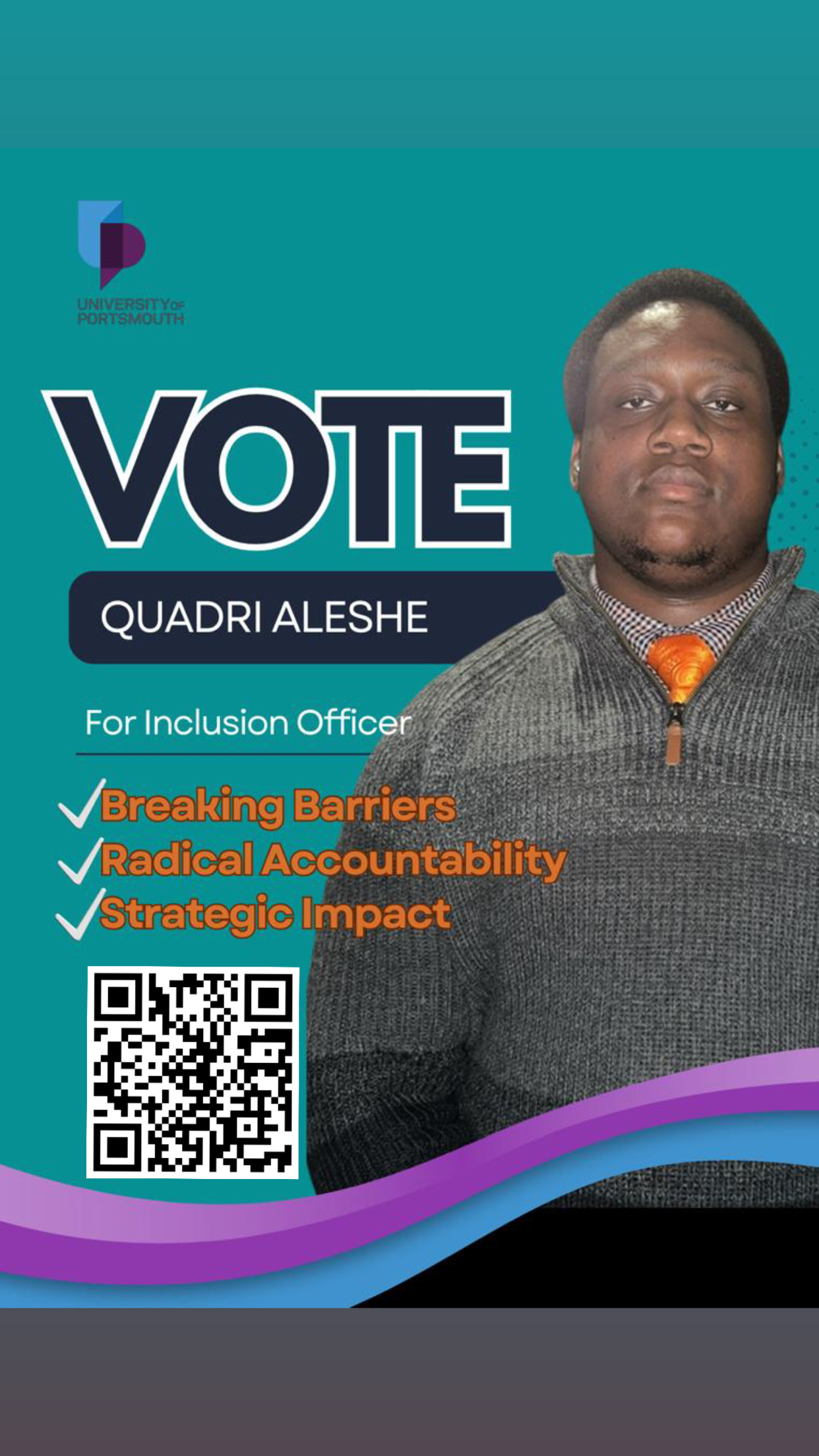 Quadri Aleshe Campaign Poster